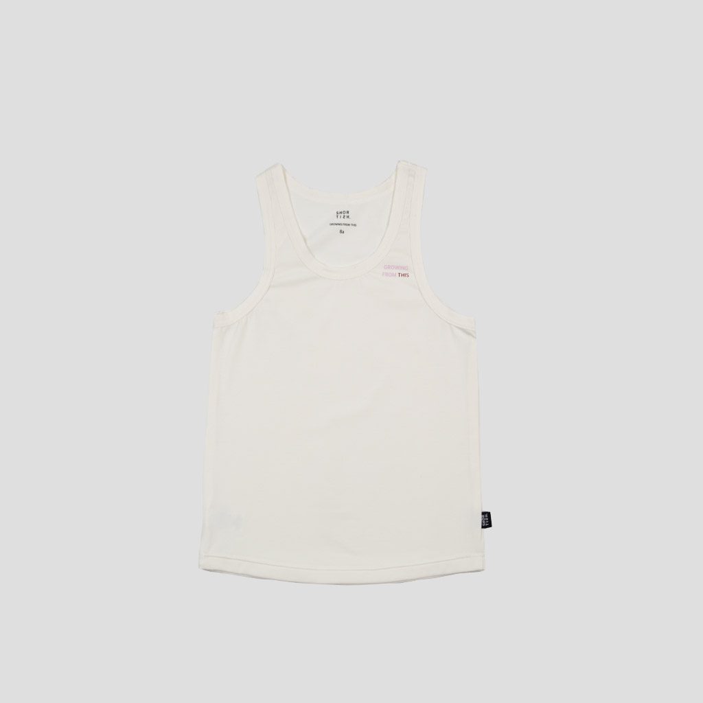 CAMISETA DE TIRANTES BLANCO ROTO