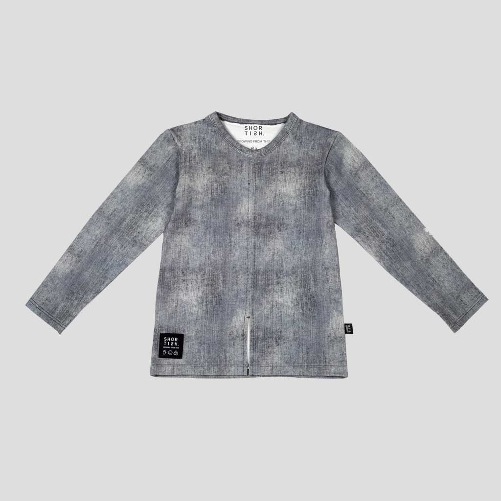 CAMISETA GRIS ESTAMPADO DIGITAL