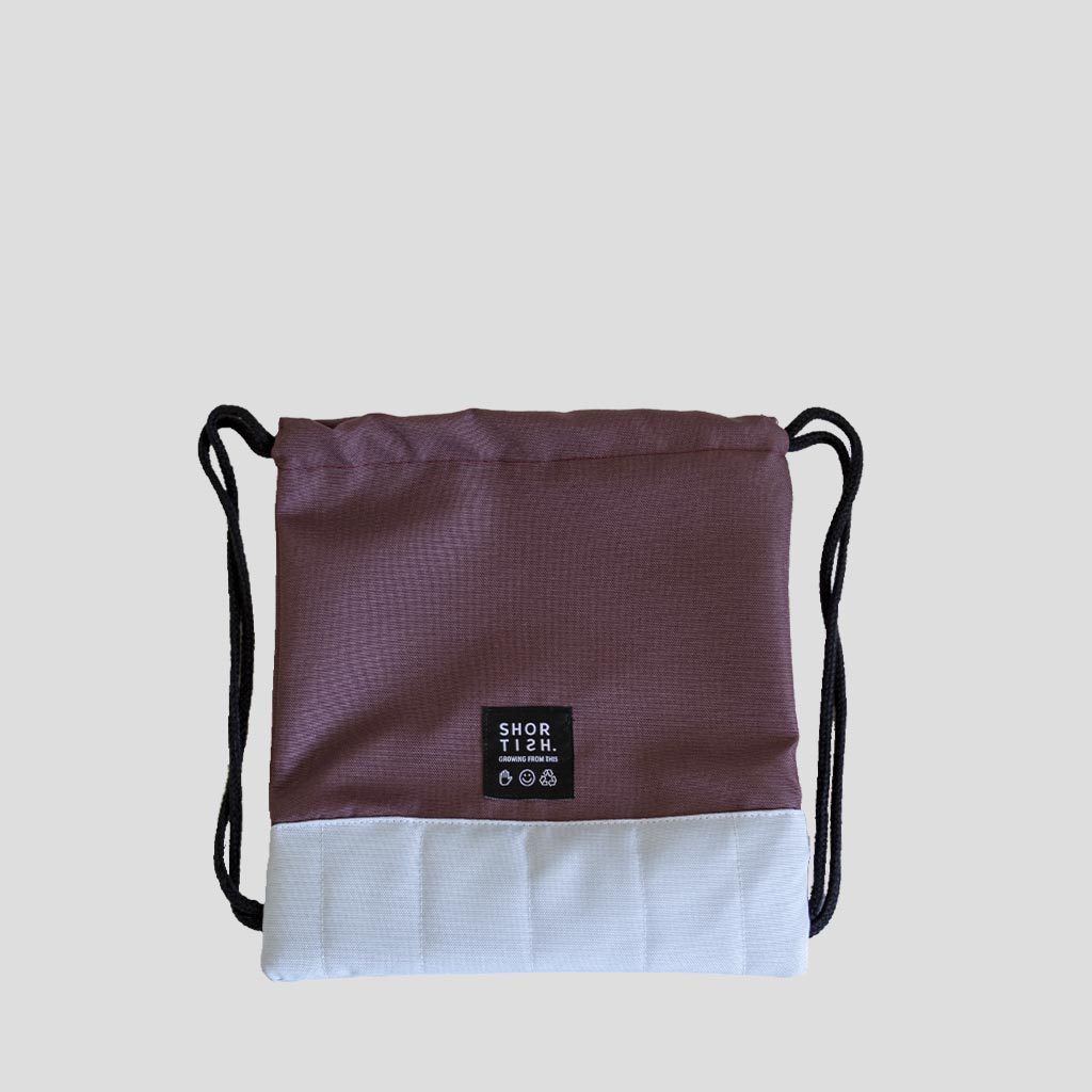 MOCHILA SACO IMPERMEABLE PEQUEÑA MORADA